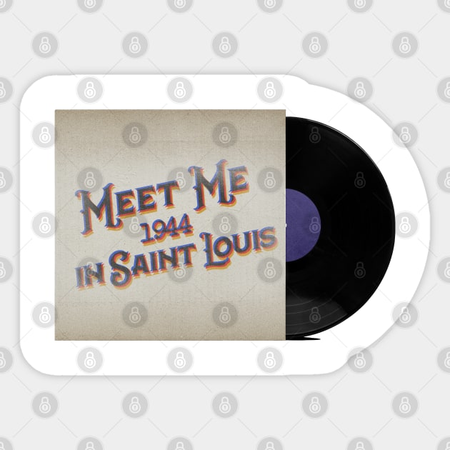 RETRO VINYL SAINT LOUIS 40s Sticker by elSALMA